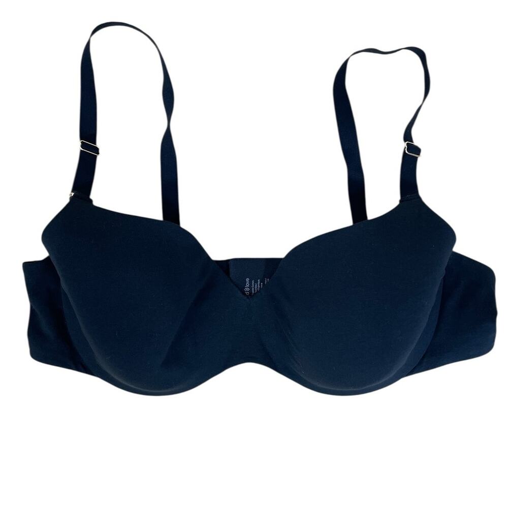 ThirdLove Organic Cloud Cotton T-Shirt Bra Underwire Black Size 40C